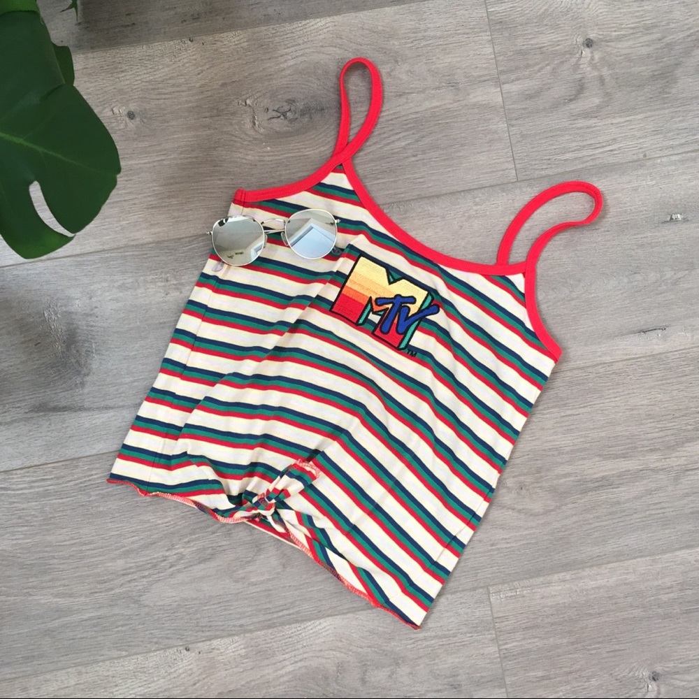 NWOT: 90’s looking MTV tank top — Size Small